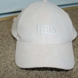 Pink "Feels" hat